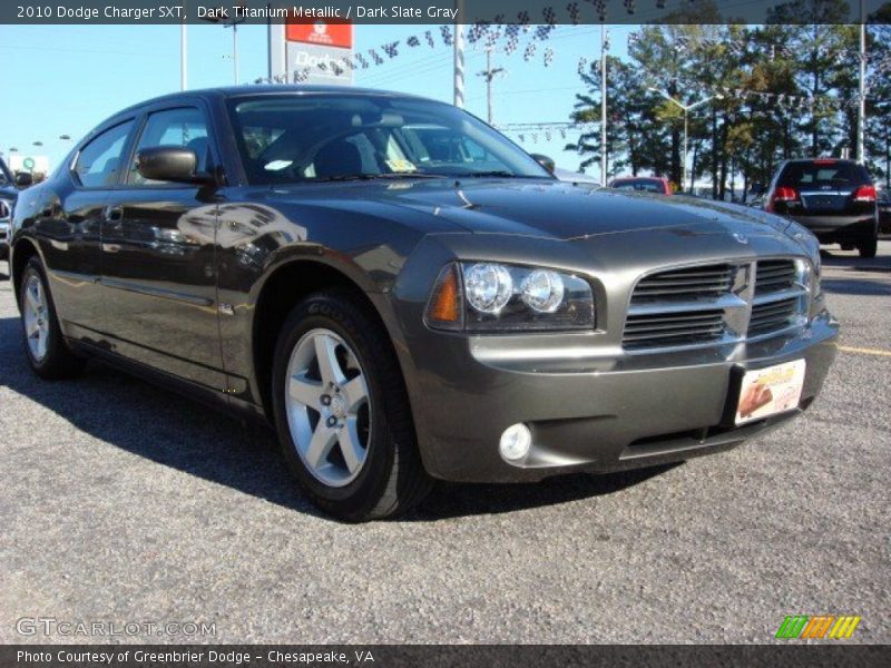 Dark Titanium Metallic / Dark Slate Gray 2010 Dodge Charger SXT
