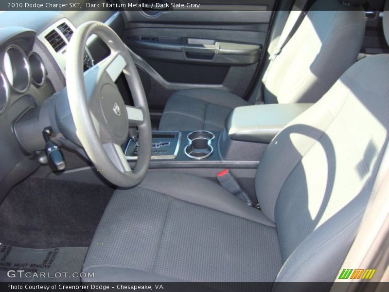 Dark Titanium Metallic / Dark Slate Gray 2010 Dodge Charger SXT
