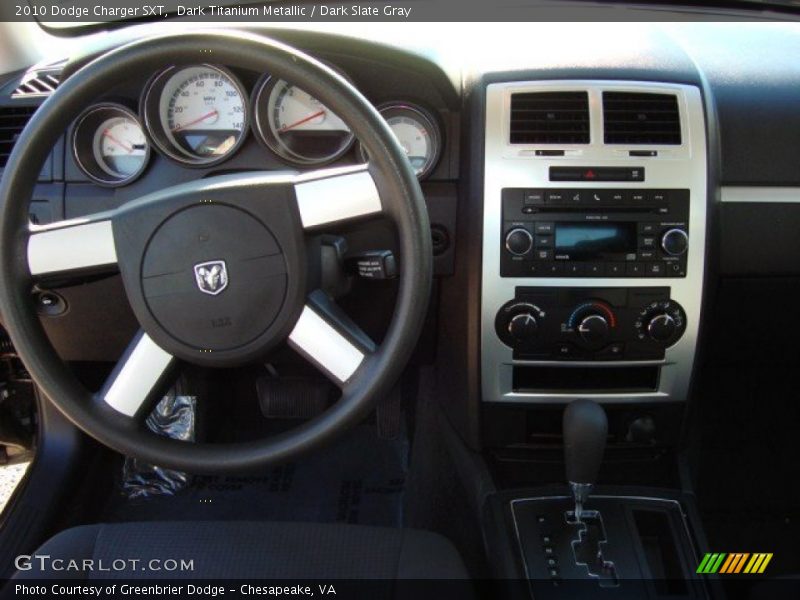 Dark Titanium Metallic / Dark Slate Gray 2010 Dodge Charger SXT