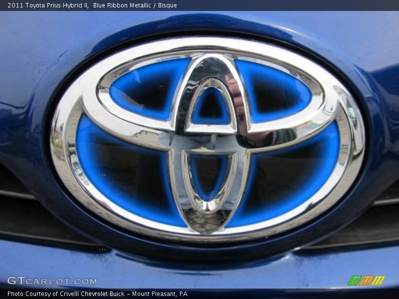 Blue Ribbon Metallic / Bisque 2011 Toyota Prius Hybrid II