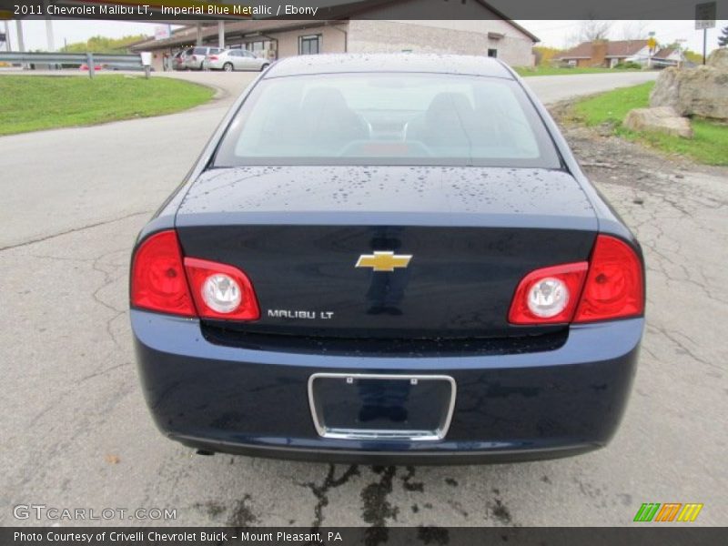 Imperial Blue Metallic / Ebony 2011 Chevrolet Malibu LT