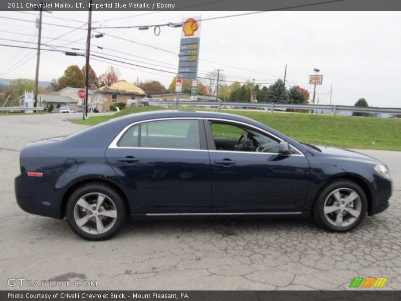 Imperial Blue Metallic / Ebony 2011 Chevrolet Malibu LT
