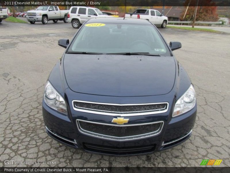 Imperial Blue Metallic / Ebony 2011 Chevrolet Malibu LT