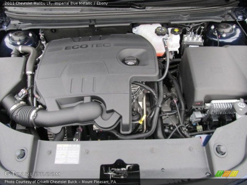 Imperial Blue Metallic / Ebony 2011 Chevrolet Malibu LT