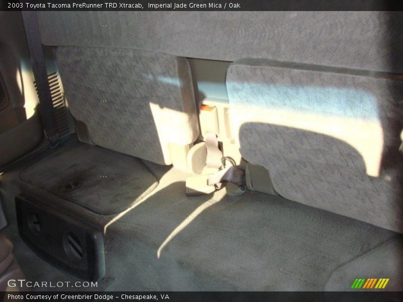 Imperial Jade Green Mica / Oak 2003 Toyota Tacoma PreRunner TRD Xtracab