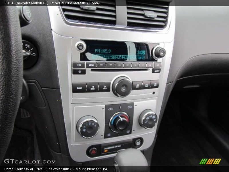 Imperial Blue Metallic / Ebony 2011 Chevrolet Malibu LT