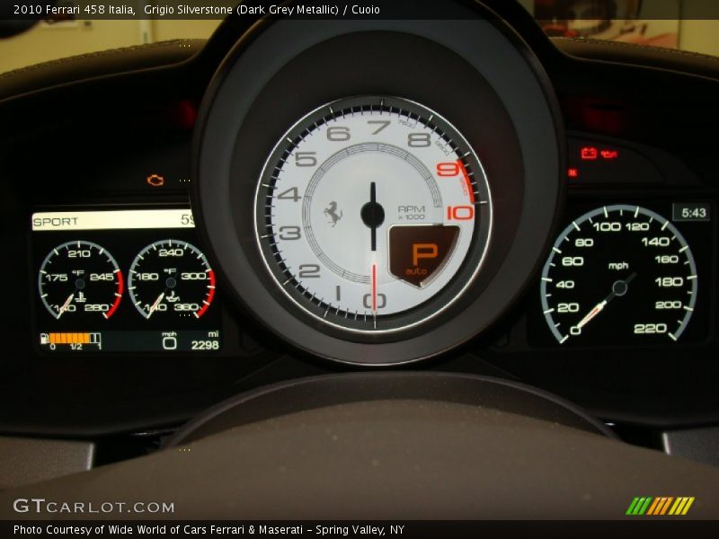  2010 458 Italia Italia Gauges