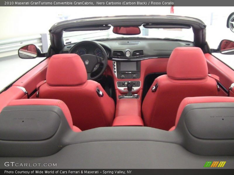  2010 GranTurismo Convertible GranCabrio Rosso Corallo Interior