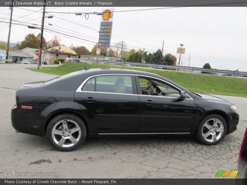 Black Granite Metallic / Titanium 2011 Chevrolet Malibu LT