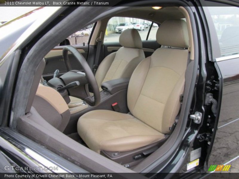 Black Granite Metallic / Titanium 2011 Chevrolet Malibu LT