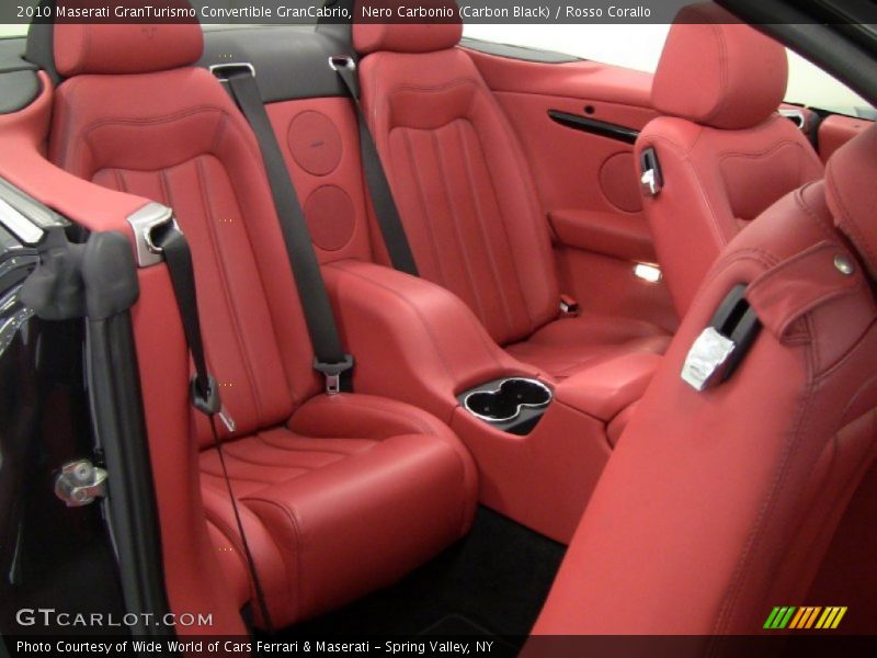  2010 GranTurismo Convertible GranCabrio Rosso Corallo Interior