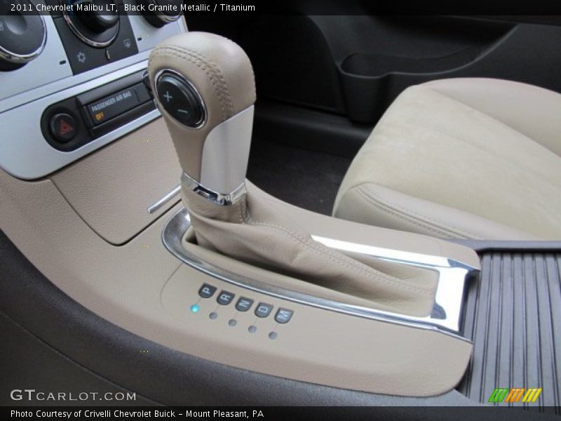 Black Granite Metallic / Titanium 2011 Chevrolet Malibu LT