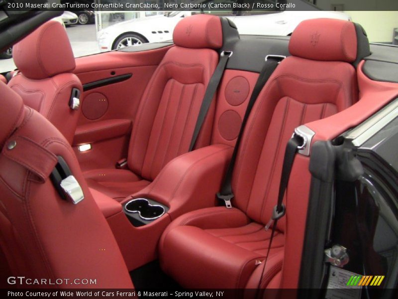  2010 GranTurismo Convertible GranCabrio Rosso Corallo Interior