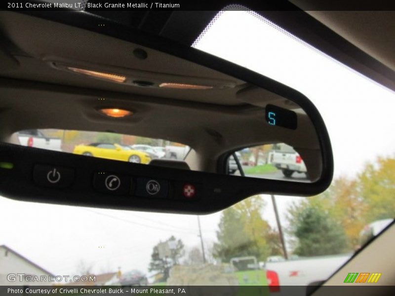 Black Granite Metallic / Titanium 2011 Chevrolet Malibu LT
