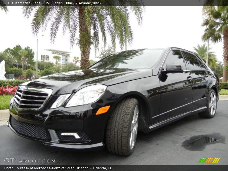 Black / Almond/Black 2011 Mercedes-Benz E 350 Sedan