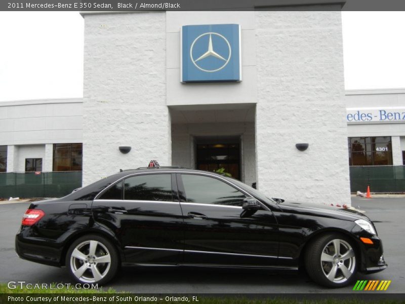 Black / Almond/Black 2011 Mercedes-Benz E 350 Sedan