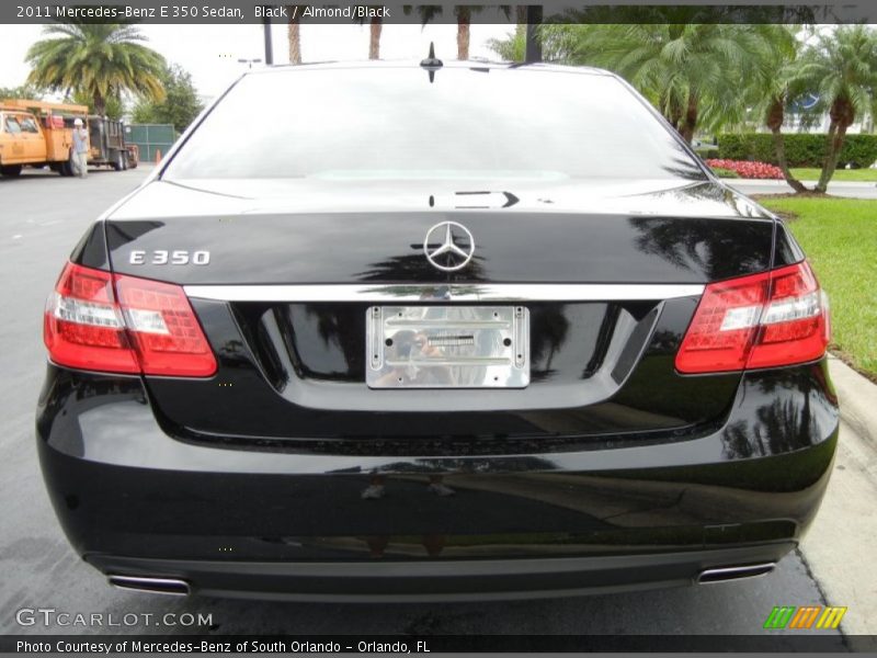 Black / Almond/Black 2011 Mercedes-Benz E 350 Sedan