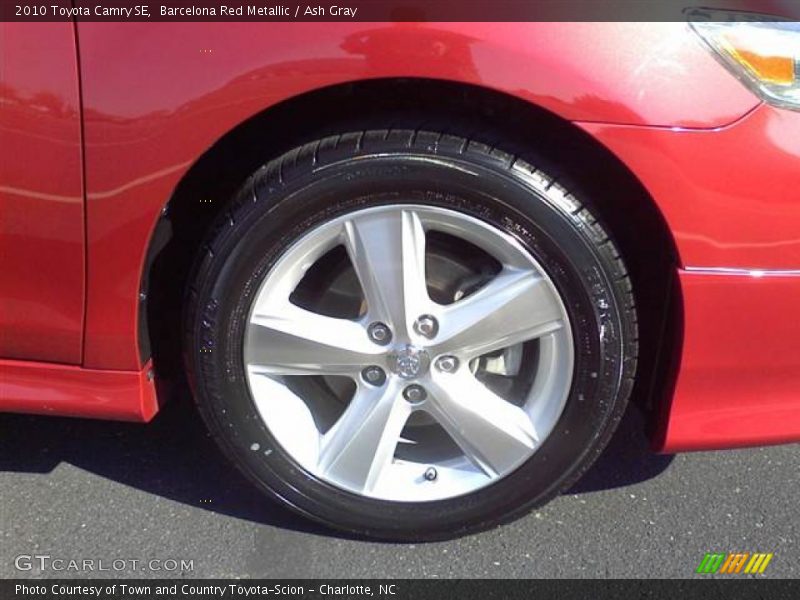 Barcelona Red Metallic / Ash Gray 2010 Toyota Camry SE