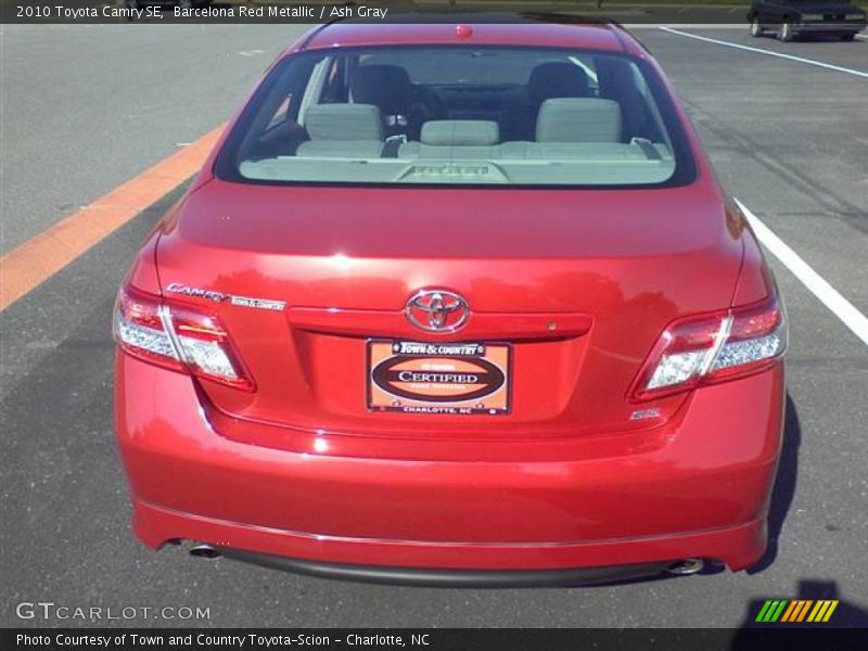 Barcelona Red Metallic / Ash Gray 2010 Toyota Camry SE