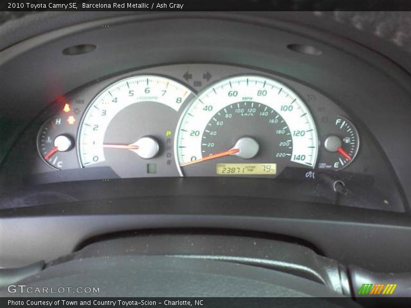 Barcelona Red Metallic / Ash Gray 2010 Toyota Camry SE