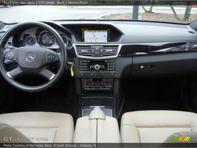 Black / Almond/Black 2011 Mercedes-Benz E 350 Sedan