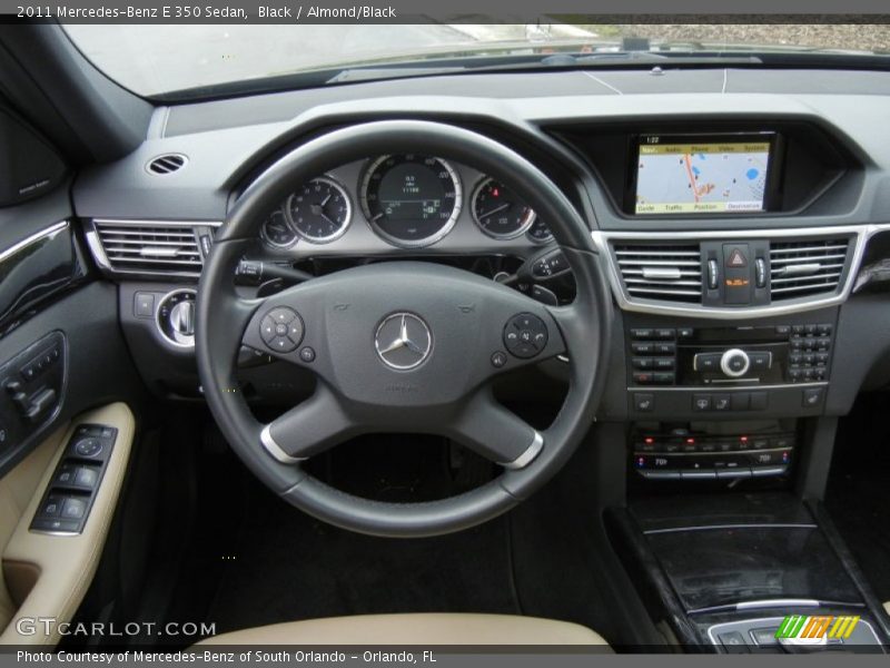 Black / Almond/Black 2011 Mercedes-Benz E 350 Sedan