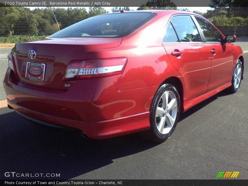 Barcelona Red Metallic / Ash Gray 2010 Toyota Camry SE