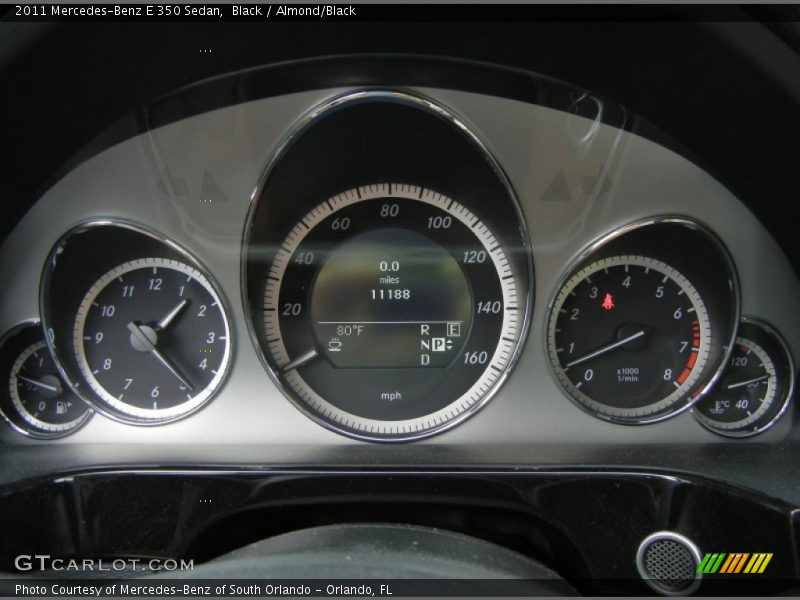 Black / Almond/Black 2011 Mercedes-Benz E 350 Sedan