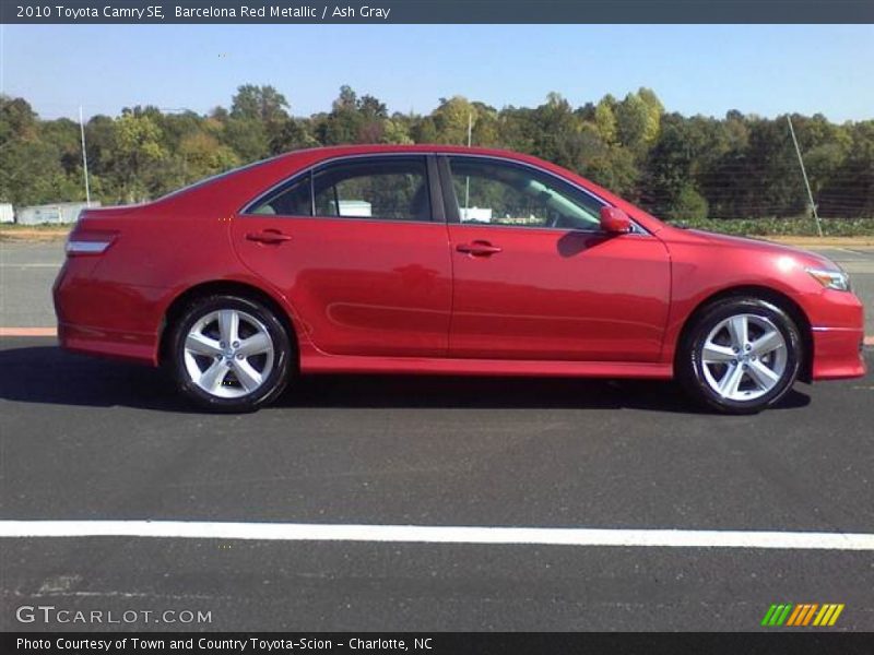 Barcelona Red Metallic / Ash Gray 2010 Toyota Camry SE
