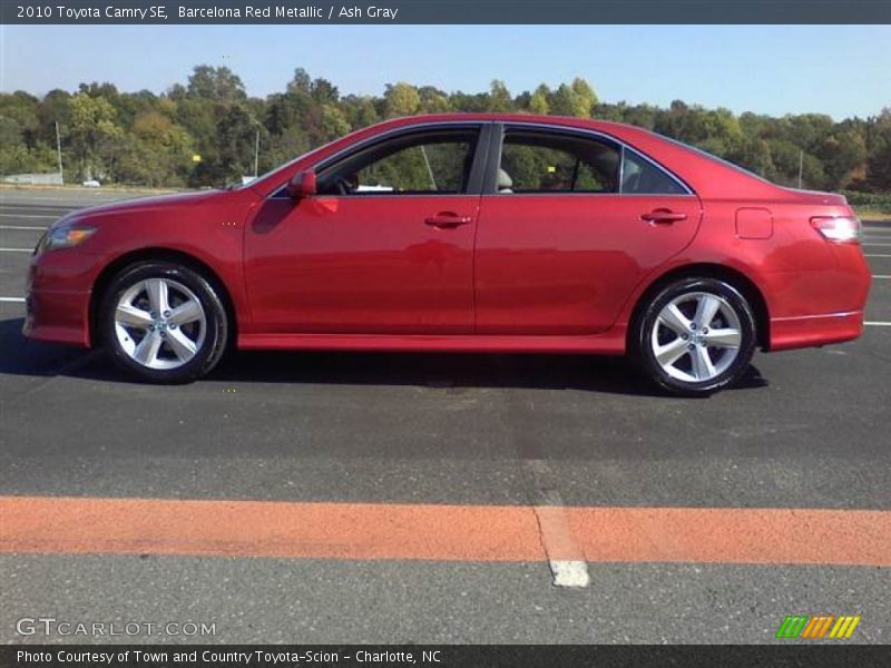 Barcelona Red Metallic / Ash Gray 2010 Toyota Camry SE