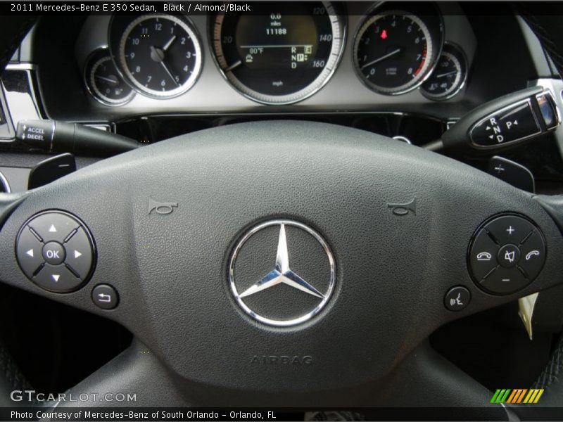 Black / Almond/Black 2011 Mercedes-Benz E 350 Sedan
