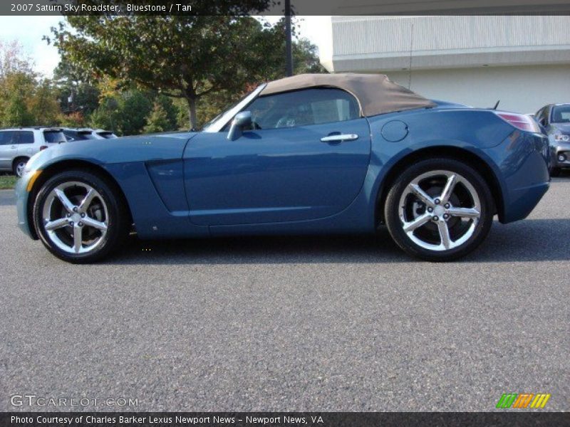 Bluestone / Tan 2007 Saturn Sky Roadster