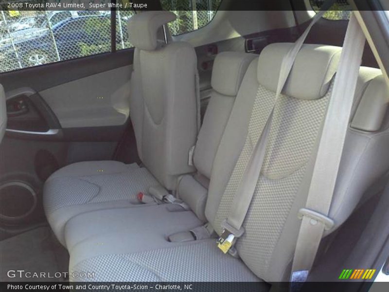 Super White / Taupe 2008 Toyota RAV4 Limited