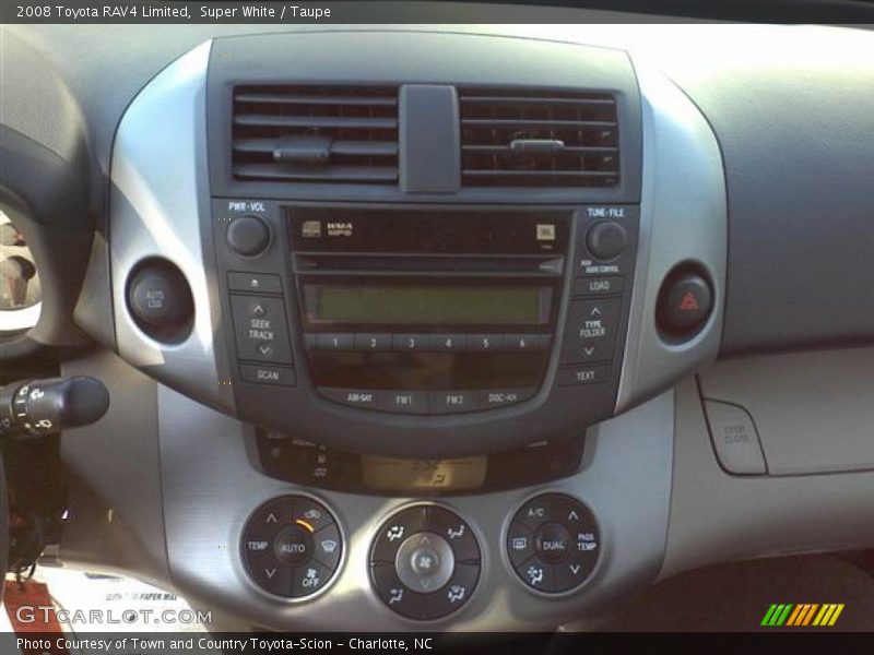 Super White / Taupe 2008 Toyota RAV4 Limited