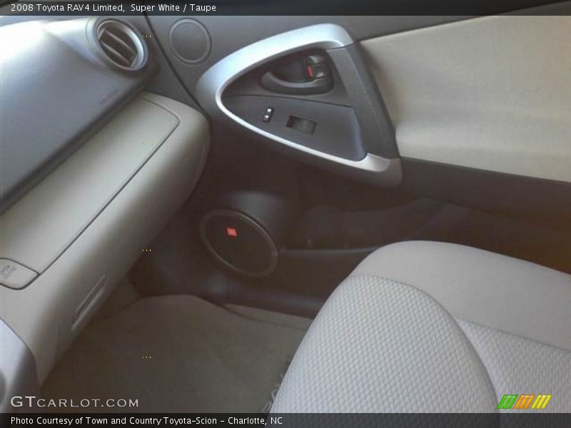 Super White / Taupe 2008 Toyota RAV4 Limited