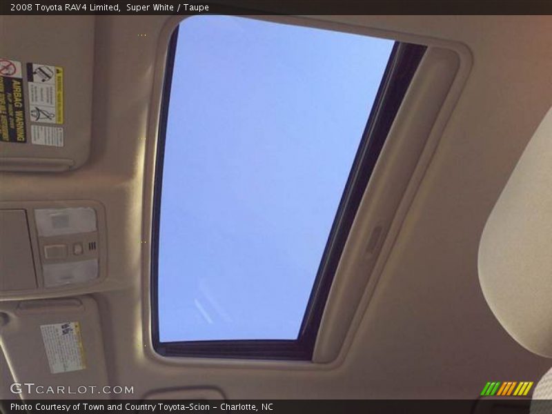 Super White / Taupe 2008 Toyota RAV4 Limited