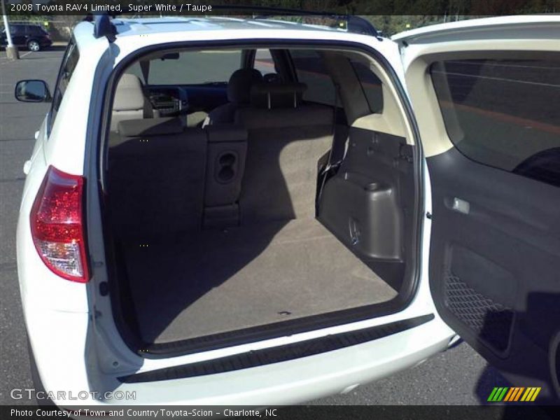 Super White / Taupe 2008 Toyota RAV4 Limited