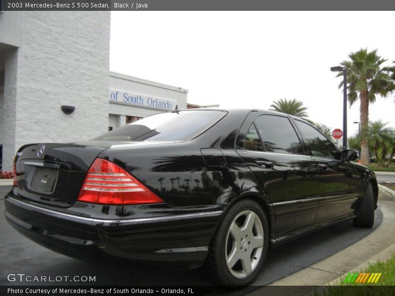 Black / Java 2003 Mercedes-Benz S 500 Sedan