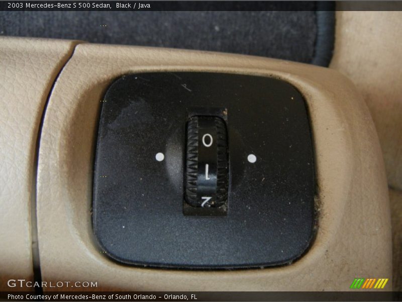 Black / Java 2003 Mercedes-Benz S 500 Sedan