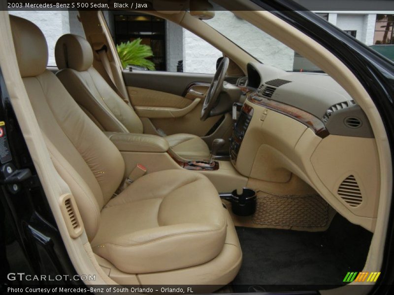 Black / Java 2003 Mercedes-Benz S 500 Sedan