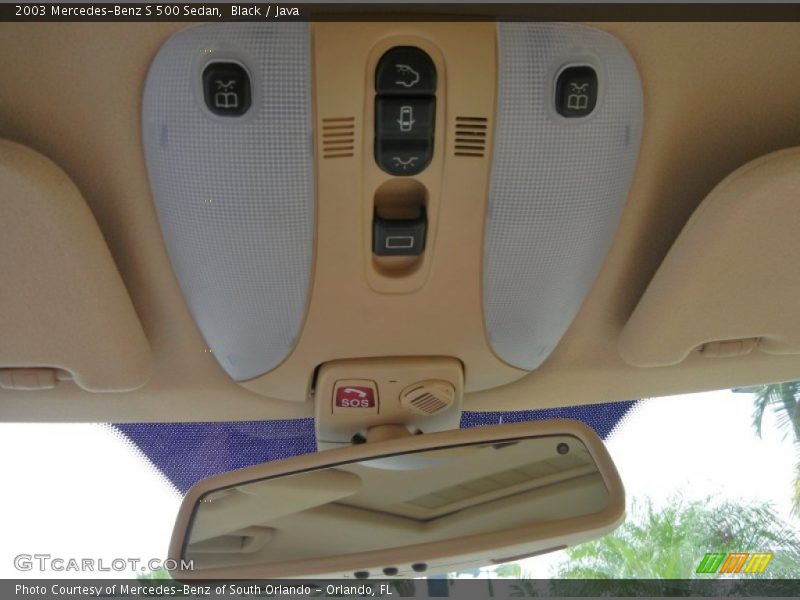 Black / Java 2003 Mercedes-Benz S 500 Sedan