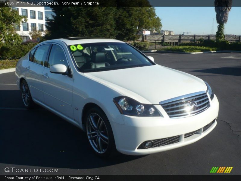 Ivory Pearl / Graphite 2006 Infiniti M 35 Sport Sedan
