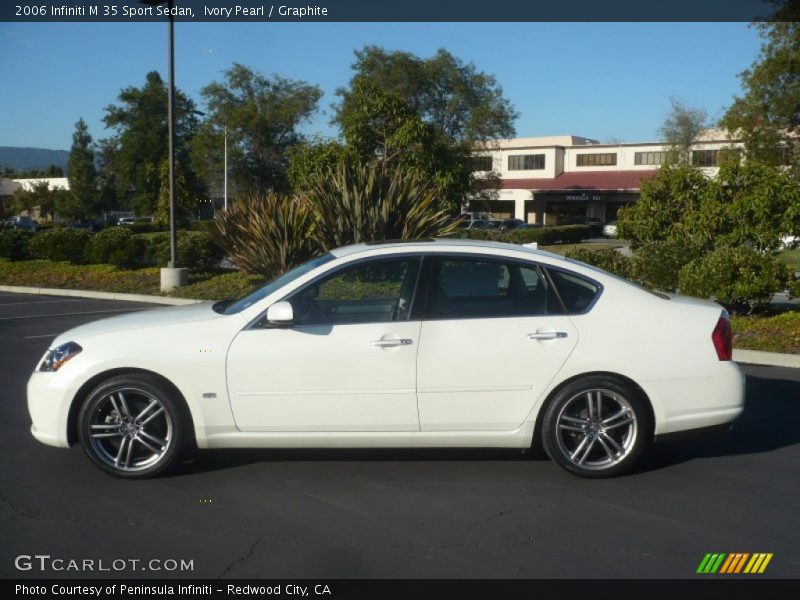 Ivory Pearl / Graphite 2006 Infiniti M 35 Sport Sedan