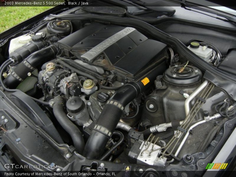  2003 S 500 Sedan Engine - 5.0 Liter SOHC 24-Valve V8