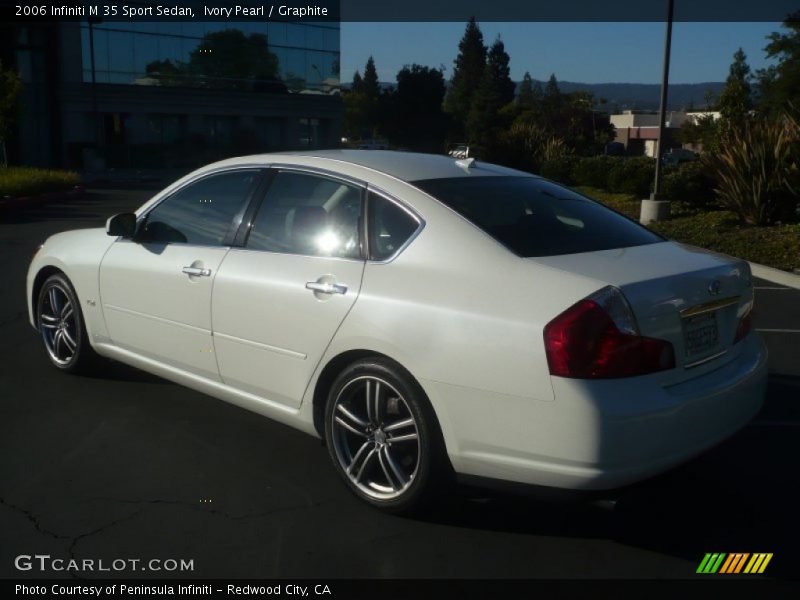 Ivory Pearl / Graphite 2006 Infiniti M 35 Sport Sedan