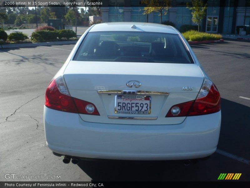 Ivory Pearl / Graphite 2006 Infiniti M 35 Sport Sedan