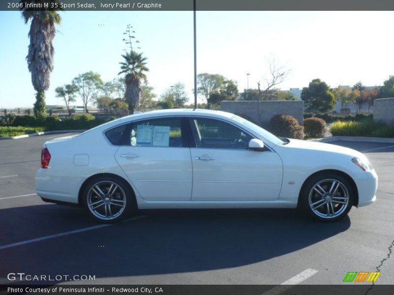 Ivory Pearl / Graphite 2006 Infiniti M 35 Sport Sedan