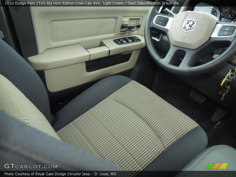 Light Cream / Dark Slate/Medium Graystone 2010 Dodge Ram 2500 Big Horn Edition Crew Cab 4x4