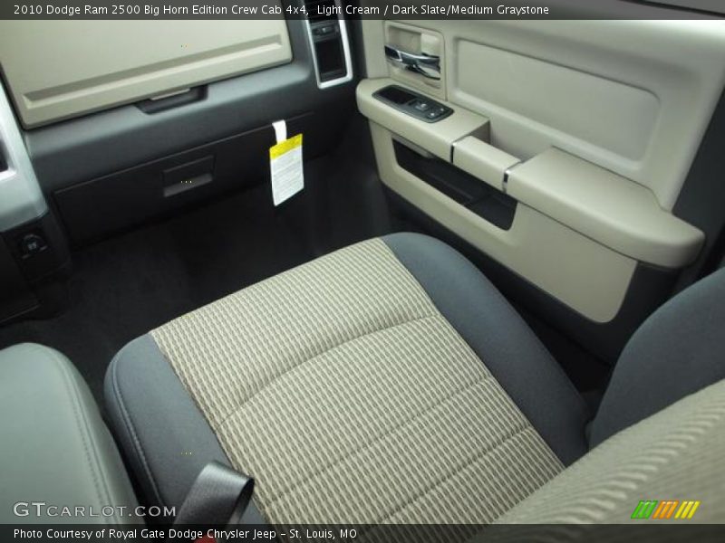 Light Cream / Dark Slate/Medium Graystone 2010 Dodge Ram 2500 Big Horn Edition Crew Cab 4x4