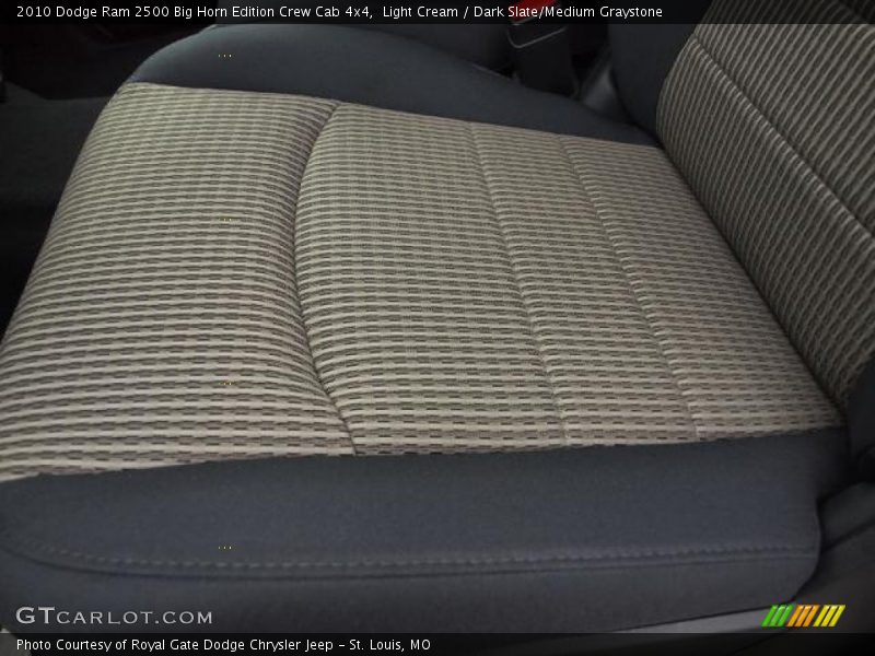 Light Cream / Dark Slate/Medium Graystone 2010 Dodge Ram 2500 Big Horn Edition Crew Cab 4x4